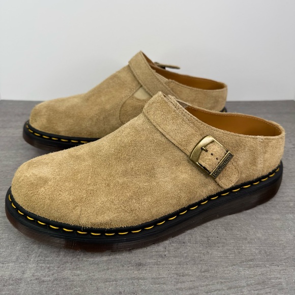 Dr. Martens Isham Desert Oasis C.F. Stead Suede Mules -Beige- Men\'s Size 10, 12 main image 11